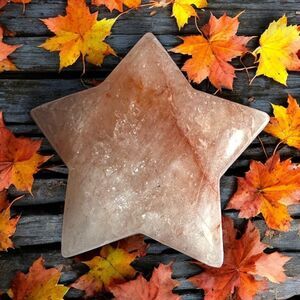 Fire Quartz Crystal‎ Star Carving (7)